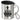 So sieht die beste Erzieherin der Welt aus! – Edelstahlbecher 400 ml – Silber – Mit Deckel und Karabiner – Ansicht 1 #farbe_silber