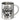 Endlich Schulkind – personalisiert – Edelstahlbecher 400 ml – Silber – Ohne Deckel und Karabiner – Ansicht 1 #farbe_silber