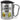 You complete me avocado – Karabinerbecher 330 ml – Silber/Silber – Mit Deckel – Ansicht 1 #farbe_silber-silber