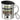 Traue keinem Steuerberater, der heute noch keinen Kaffee hatte – Edelstahlbecher 400 ml – Silber – Mit Deckel und Karabiner – Ansicht 1 #farbe_silber