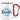 Lieblings-Bruder – Karabinerbecher 330 ml – Weiß/Rot – Ohne Deckel – Ansicht 1 #farbe_weiss-rot