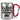 Das Beste an diesem Jahr warst du! – Karabinerbecher 330 ml – Silber/Rot – Ohne Deckel – Ansicht 1 #farbe_silber-rot