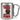Anti-Stress Tasse für Boxer – Karabinerbecher 330 ml – Silber/Silber – Ohne Deckel – Ansicht 1 #farbe_silber-silber