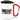 I love hot moms – Karabinerbecher 330 ml – Weiß/Rot – Mit Deckel – Ansicht 1 #farbe_weiss-rot