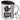Die Pflicht ruft – sag ihr, ich rufe zurück – Edelstahlbecher 400 ml – Silber – Mit Deckel und Karabiner – Ansicht 1 #farbe_silber