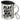 Play hard or go home – Edelstahlbecher 400 ml – Silber – Mit Deckel und Karabiner – Ansicht 1 #farbe_silber