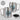 Lieblings-Onkel – Karabinerbecher 330 ml – Silber/Silber – Mit Deckel – Ansicht 3 #farbe_silber-silber