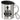 So sieht der beste Koch der Welt aus! – Edelstahlbecher 400 ml – Silber – Mit Deckel und Karabiner – Ansicht 1 #farbe_silber