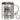 Lieber 1000 Sterne am Himmel als 5 Sterne im Hotel – Edelstahlbecher 400 ml – Silber – Mit Karabiner – Ansicht 1 #farbe_silber