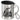 Fisch-Flüsterer – Edelstahlbecher 400 ml – Silber – Mit Deckel und Karabiner – Ansicht 1 #farbe_silber