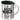 Herzensmensch – schön, dass es dich gibt – Edelstahlbecher 400 ml – Silber – Mit Deckel – Ansicht 1 #farbe_silber