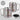 No Prob-Lama – Karabinerbecher 330 ml – Silber/Silber – Mit Deckel – Ansicht 3 #farbe_silber-silber