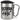 Erzieherin mit Herz – Karabinerbecher 330 ml – Silber/Silber – Mit Deckel – Ansicht 1 #farbe_silber-silber