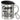 Camping: Die Kunst, auf unbequemste Weise teuer Urlaub zu machen – Edelstahlbecher 400 ml – Silber – Mit Deckel und Karabiner – Ansicht 1 #farbe_silber