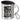 Nett kann ich auch – bringt aber nichts – Edelstahlbecher 400 ml – Silber – Mit Deckel und Karabiner – Ansicht 1 #farbe_silber