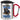 Anti-Stress Tasse für Papas – Karabinerbecher 330 ml – Silber/Rot – Mit Deckel – Ansicht 1 #farbe_silber-rot