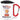 Ein Toast auf dich! Happy Birthday – Karabinerbecher 330 ml – Weiß/Rot – Mit Deckel – Ansicht 1 #farbe_weiss-rot