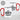 Wandercrew personalisiert mit Namen – Karabinerbecher 330 ml – Weiß/Rot – Ohne Deckel – Ansicht 3 #farbe_weiss-rot