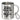 Ich brauche keinen Therapeuten, ich gehe angeln – Edelstahlbecher 400 ml – Silber – Mit Karabiner – Ansicht 1 #farbe_silber