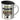 Traue keinem Polizisten, der heute noch keinen Kaffee hatte – Edelstahlbecher 400 ml – Silber – Mit Deckel – Ansicht 1 #farbe_silber