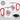 Lieblings-Tante – Karabinerbecher 330 ml – Weiß/Rot – Mit Deckel – Ansicht 3 #farbe_weiss-rot