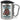 Anti-Stress Tasse fürs Stricken – Karabinerbecher 330 ml – Silber/Silber – Mit Deckel – Ansicht 1 #farbe_silber-silber