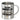 Ich bin Handballer, was ist deine Superkraft? – Edelstahlbecher 400 ml – Silber – Ohne Deckel und Karabiner – Ansicht 1 #farbe_silber