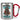 Anti-Stress Tasse fürs Häkeln – Karabinerbecher 330 ml – Silber/Rot – Ohne Deckel – Ansicht 1 #farbe_silber-rot