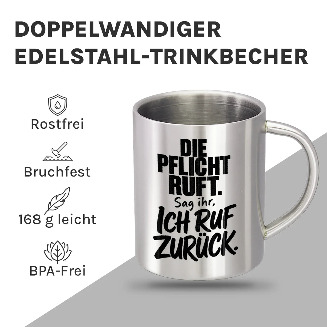 Ein kleiner Gruß bei jedem Schluck