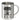 Schonend behandeln, dieser Kollege ist seit 20 Jahren im Dienst – Jubiläum – Edelstahlbecher 400 ml – Silber – Ohne Deckel und Karabiner – Ansicht 1 #farbe_silber