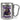 Anti-Stress Tasse für Streamer – Karabinerbecher 330 ml – Silber/Silber – Ohne Deckel – Ansicht 1 #farbe_silber-silber