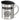 Ich arbeite voll. Ich auch – anders sind die Kollegen nicht zu ertragen – Edelstahlbecher 400 ml – Silber – Mit Deckel – Ansicht 1 #farbe_silber