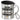 Ich bin Chemiker, was ist deine Superkraft? – Edelstahlbecher 400 ml – Silber – Mit Deckel und Karabiner – Ansicht 1 #farbe_silber
