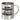 Ich bin Pferdemama, was ist deine Superkraft? – Edelstahlbecher 400 ml – Silber – Ohne Deckel und Karabiner – Ansicht 1 #farbe_silber