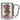 Anti-Stress Tasse für die Trauzeugin – Karabinerbecher 330 ml – Silber/Silber – Ohne Deckel – Ansicht 1 #farbe_silber-silber