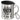 Endlich Schulkind mit Tafel – personalisiert mit Namen – Edelstahlbecher 400 ml – Silber – Mit Deckel und Karabiner – Ansicht 1 #farbe_silber