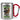 Anti-Stress Tasse für Reiter – Karabinerbecher 330 ml – Silber/Rot – Ohne Deckel – Ansicht 1 #farbe_silber-rot