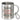 Lesen ist Träumen mit offenen Augen – Edelstahlbecher 400 ml – Silber – Mit Karabiner – Ansicht 1 #farbe_silber