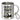 Heute keine Verbindung zu meinem E-LAN – Edelstahlbecher 400 ml – Silber – Mit Karabiner – Ansicht 1 #farbe_silber