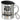 Ich bin Pilot, was ist deine Superkraft? – Edelstahlbecher 400 ml – Silber – Mit Deckel und Karabiner – Ansicht 1 #farbe_silber