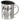 Kaffee, weil es für Bier zu früh ist – Edelstahlbecher 400 ml – Silber – Mit Deckel – Ansicht 1 #farbe_silber