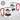 Mrs. Always Right – Karabinerbecher 330 ml – Weiß/Rot – Ohne Deckel – Ansicht 3 #farbe_weiss-rot