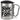 Born to fish – Karabinerbecher 330 ml – Silber/Silber – Mit Deckel – Ansicht 1 #farbe_silber-silber