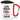 Ich habe zwei Titel: Mama und Oma – und ich rocke sie beide – Karabinerbecher 330 ml – Weiß/Rot – Mit Deckel – Ansicht 1 #farbe_weiss-rot