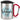 Lieblings-Schwager – Karabinerbecher 330 ml – Silber/Rot – Mit Deckel – Ansicht 1 #farbe_silber-rot