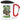Anti-Stress Tasse für Camper – Karabinerbecher 330 ml – Weiß/Rot – Mit Deckel – Ansicht 1 #farbe_weiss-rot