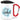 Lieblings-Onkel – Karabinerbecher 330 ml – Weiß/Rot – Mit Deckel – Ansicht 1 #farbe_weiss-rot