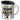 Traue keinem Trainer, der heute noch keinen Kaffee hatte – Edelstahlbecher 400 ml – Silber – Mit Deckel – Ansicht 1 #farbe_silber