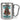 Anti-Stress Tasse fürs Häkeln – Karabinerbecher 330 ml – Silber/Silber – Ohne Deckel – Ansicht 1 #farbe_silber-silber