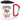 Cheers to 80! – Karabinerbecher 330 ml – Weiß/Rot – Mit Deckel – Ansicht 1 #farbe_weiss-rot